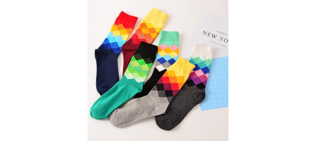 Coffret de Chaussettes losanges multi