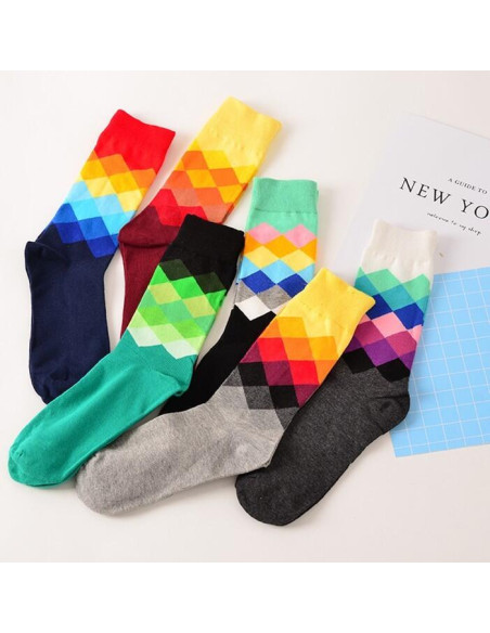 Coffret de Chaussettes losanges multi