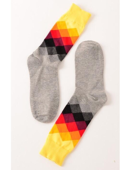 Coffret de Chaussettes losanges multi noir