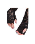 Mitaines Manchon dentelle Fleuries
