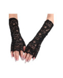 Mitaines Manchon dentelle Fleuries