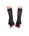 Mitaines Manchon dentelle Fleuries