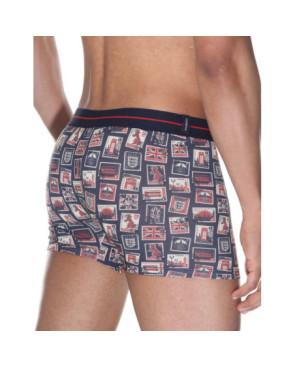 Boxer Coton imprimé Welcome London
