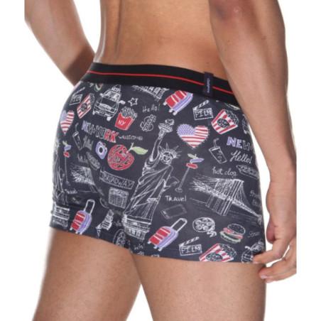 Boxer Coton imprimé Welcome New York