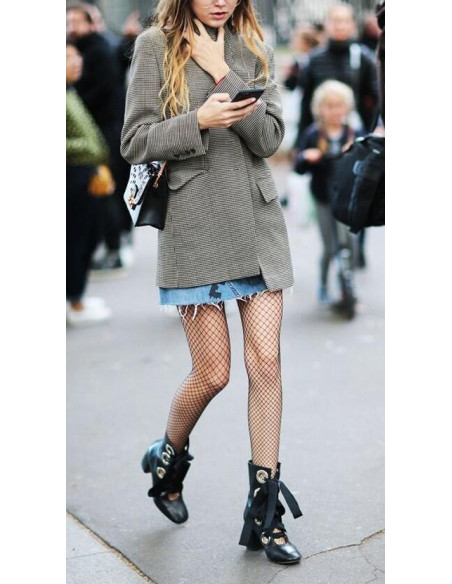 Collant grande résille Voilà