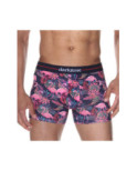 Boxer Coton Imprimé Darkzone Flamands roses