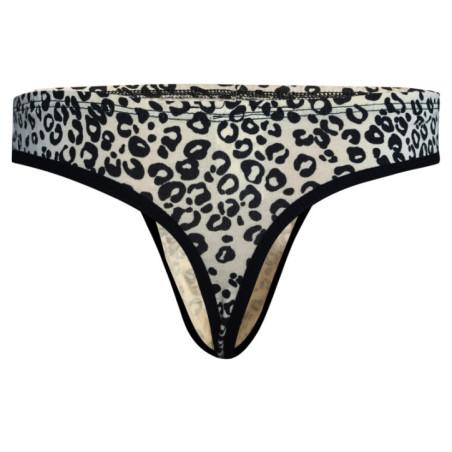String Coton Imprimé léopard Darkzone