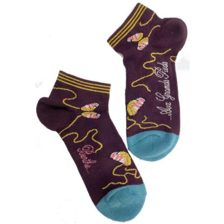 -socquette-berthe-aux-grands-pieds-coton-sport-vol-de papillons-à-plat