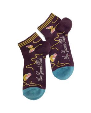 Socquettes Sport Berthe aux grands Pieds Papillons