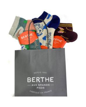 Coffret de 3 Paires Socquettes Sport Berthe aux grands Pieds Poétiques