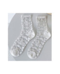 Chaussettes transparente façon Dentelle