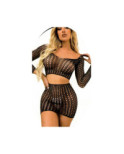 Ensemble Top et mini Jupe  lingerie sexy