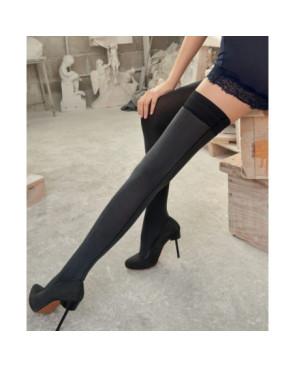 Trasparenze-Bas-autofixant-opaque-couture-Tarragon-noir