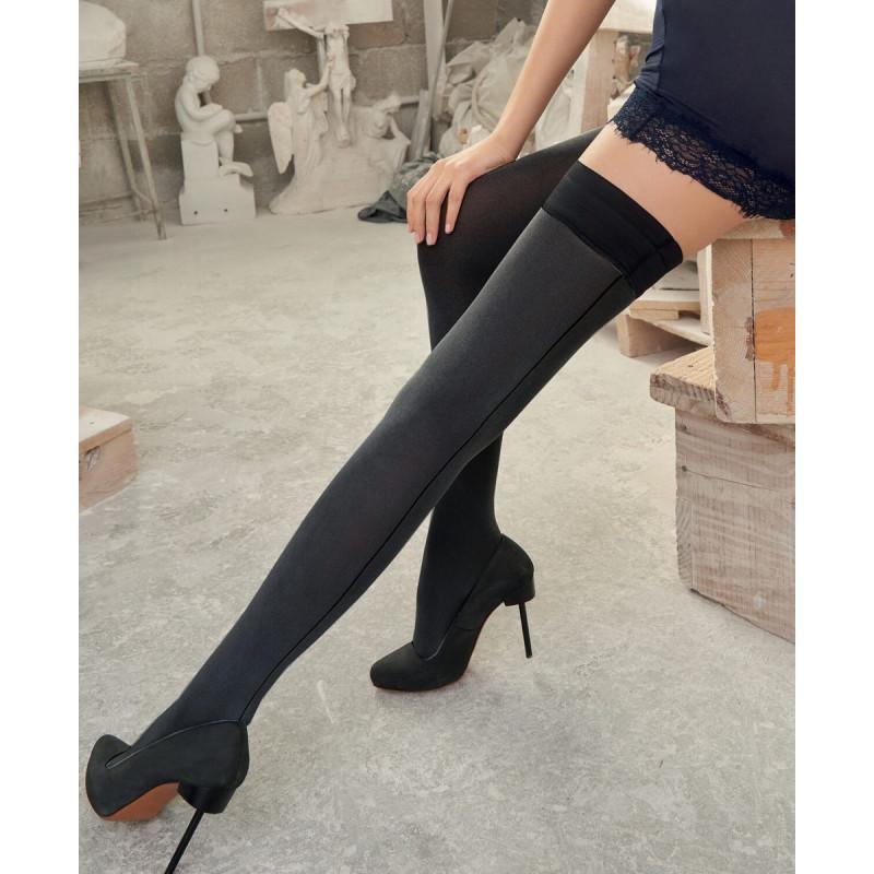 Bas opaque Couture Trasparenze Tarragon