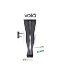 Collant bicolore noir et gris  Voilà