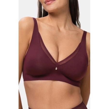 soutien-gorge-triumph-true-shape-sans-armature-avant-bordeaux