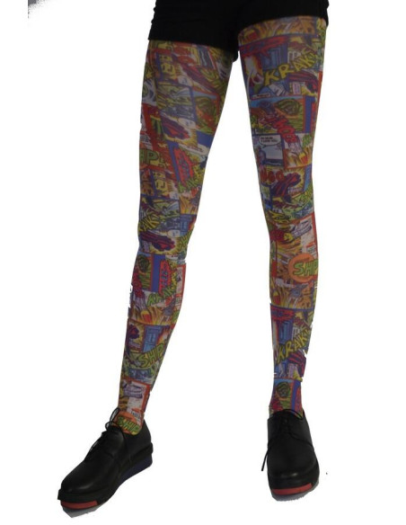 Collant imprimés super héros comics Celeste Stein