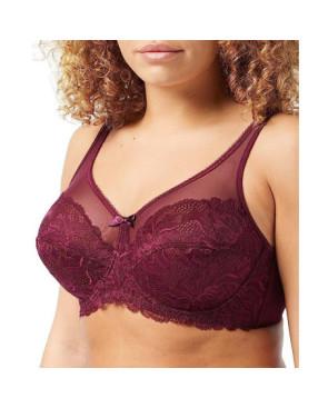  Soutien-gorge-dim-generous-essentiel-dentelle-magenta-profil