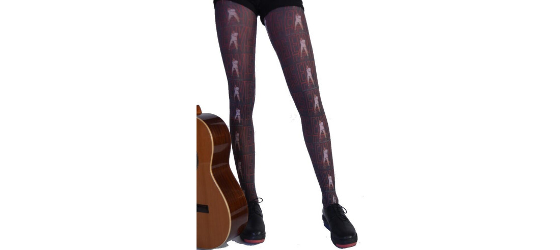 Collant Celeste stein  la une de Elvis face