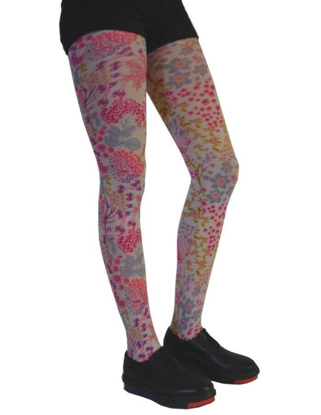 Collant Celeste Stein fleurs psychédélique