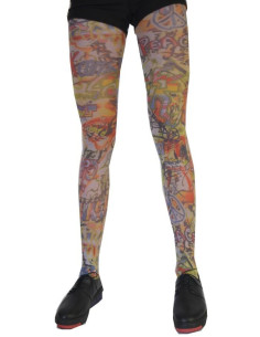 Collant Flirt imprimé tag rigolo