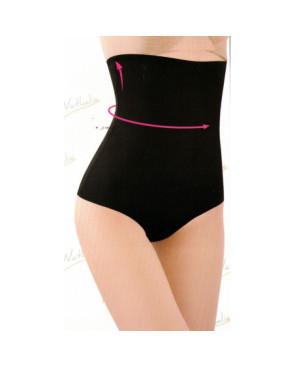 Tanga-taille-haute-gainant-GN003-noir-avant