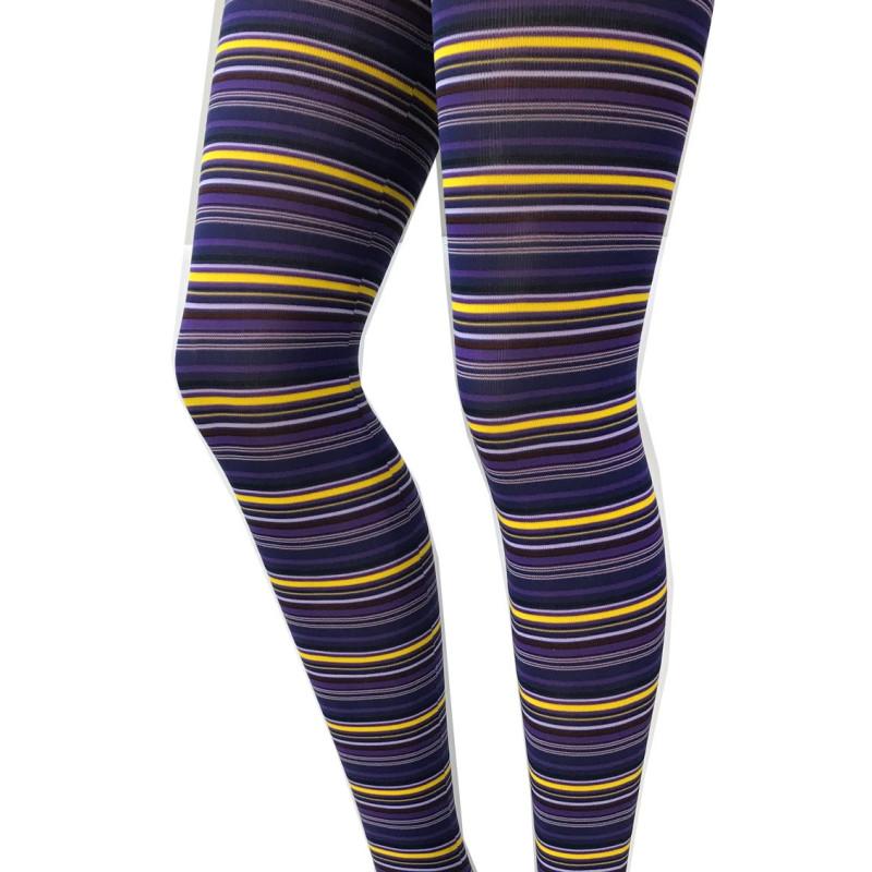 collant dolce Calze Multi rayures ines Violet