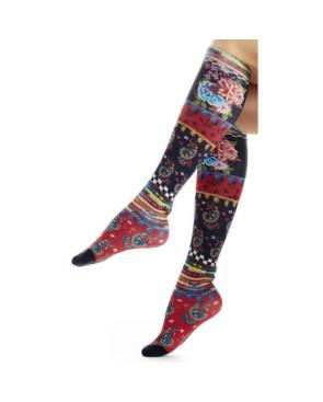 Mi-Bas-Bambou-imprimé-cachemire-fleuri-Dub-et-drino-DRIPK19DD
