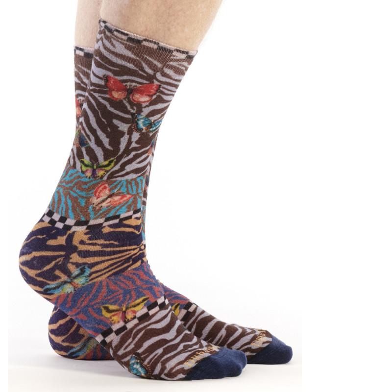Chaussettes bambou Homme imprimé bucolique Dub et Drino