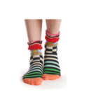 Chaussettes Dub et Drino Coton Revers Echequier