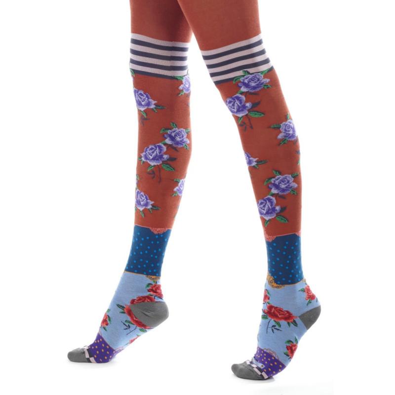 Collant Dub et Drino coton Jardin Fleuri