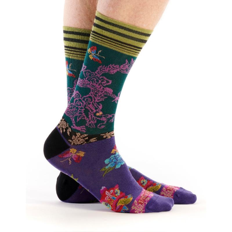 Chaussettes Dub et Drino Homme Lanterne Fleuri