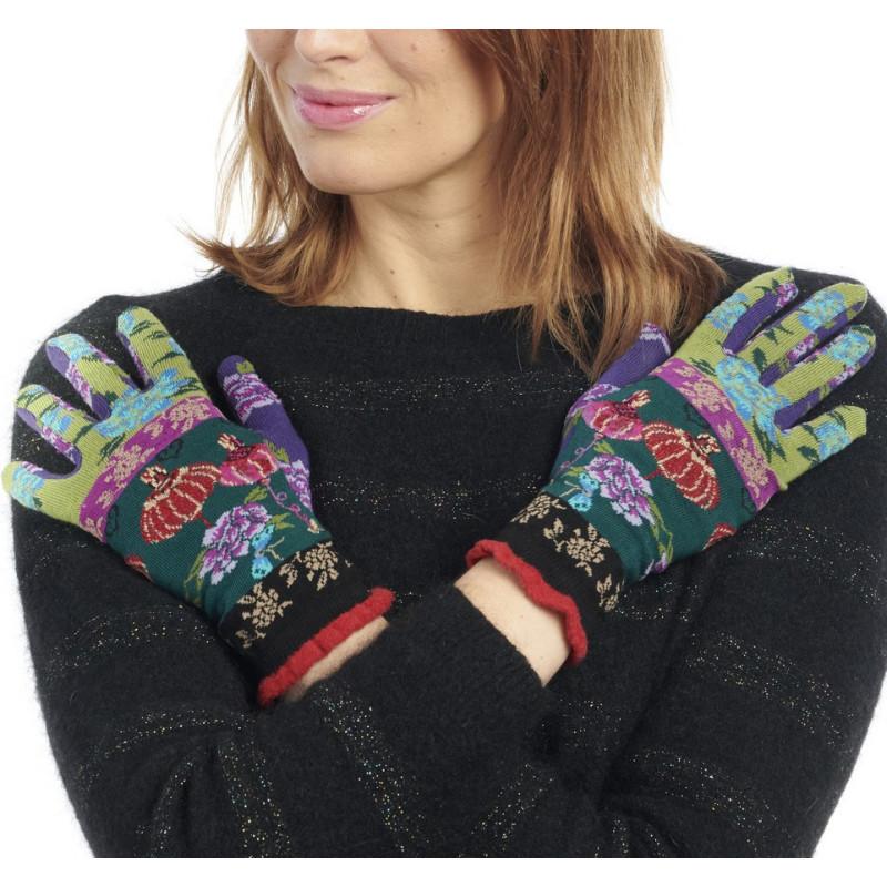 Gants Coton Dub et Drino Lampion Fleuri