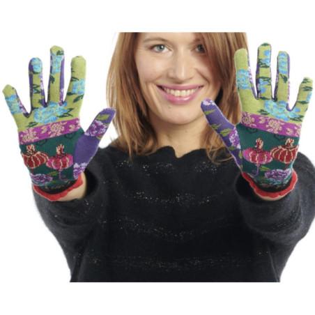 Gants Coton Dub et Drino Lampion Fleuri