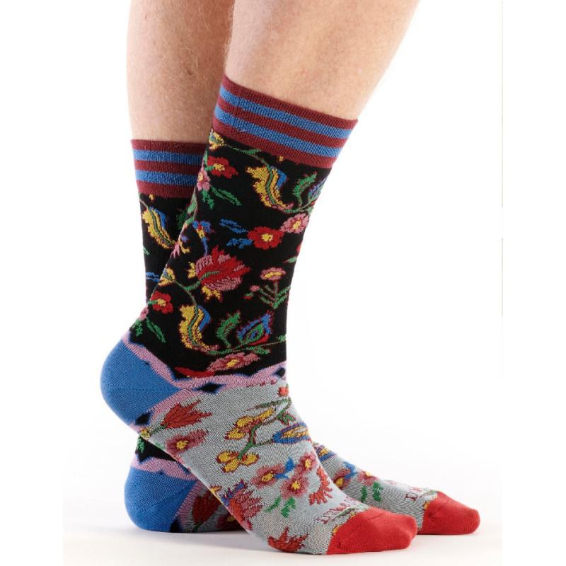 Chaussettes Dub et Drino Homme indienne fleuris
