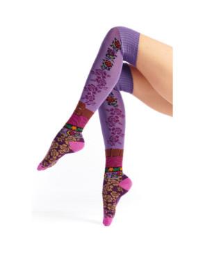 jambiére-coton-Dub-et-drino--fleur-patchwork-et-boucleDRIN619