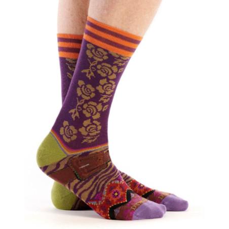 Chaussette-Dub-et-Drino-DRIN621-rouge-patchwork-fleurs