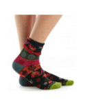 Chaussettes Dub et Drino Revers Norway Fleuri