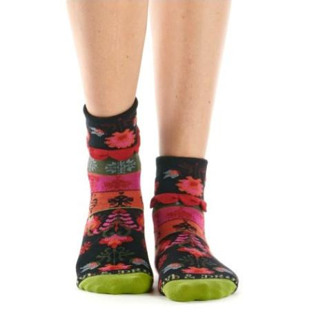 Chaussettes Dub et Drino Revers Norway Fleuri