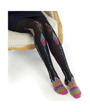 Collant Fil de Joie Coton noir Indonesia