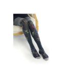 Collant Fil de Joie Coton bacchus raisin fleuri