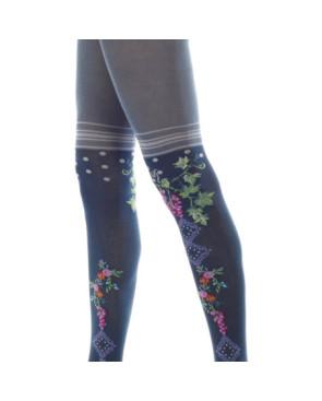 Collant Fil de Joie Coton bacchus raisin fleuri