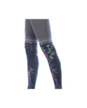 Collant Fil de Joie Coton bacchus raisin fleuri