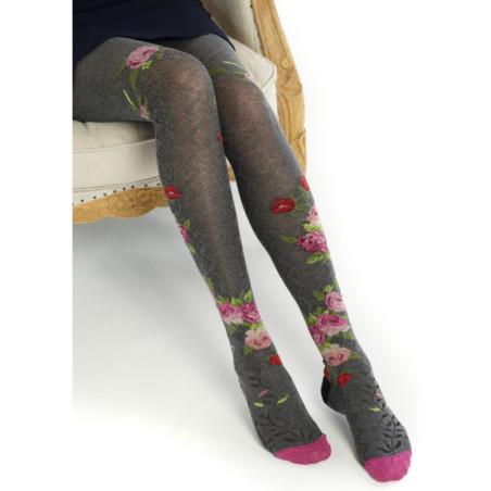 collant-fil-de-joie-coton-grisette-bouquet-de-roses-l-520