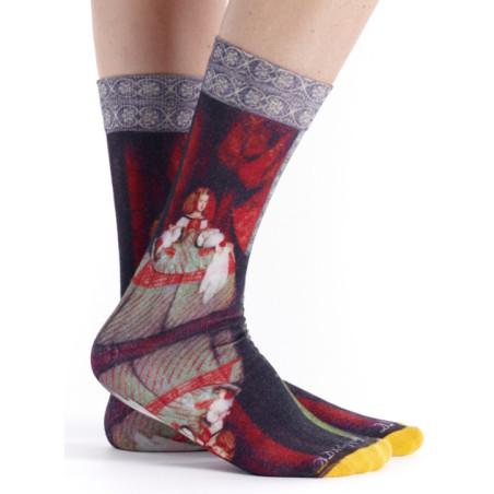 Chaussettes-Museum-L-infante-marhuerite-de-Velasquez-face-rouge-ruart08