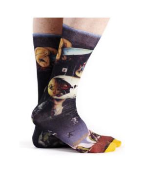 CHAUSSETTES-bambou-tableaux-et-oeuvre-d-art-illustre-jerome-Bosh-jardin-des-délices-RUART14-profil