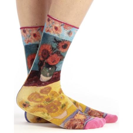 CHAUSSETTES-bambou-tableaux-et-oeuvre-d-art-illustre-fleurs-et-nature-morte-van-gogh-RUART19-profil