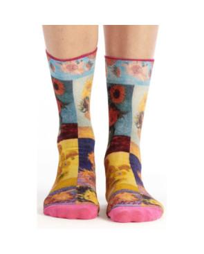  CHAUSSETTES-bambou-tableaux-et-oeuvre-d-art-illustre-fleurs-et-nature-morte-van-gogh-RUART19-face