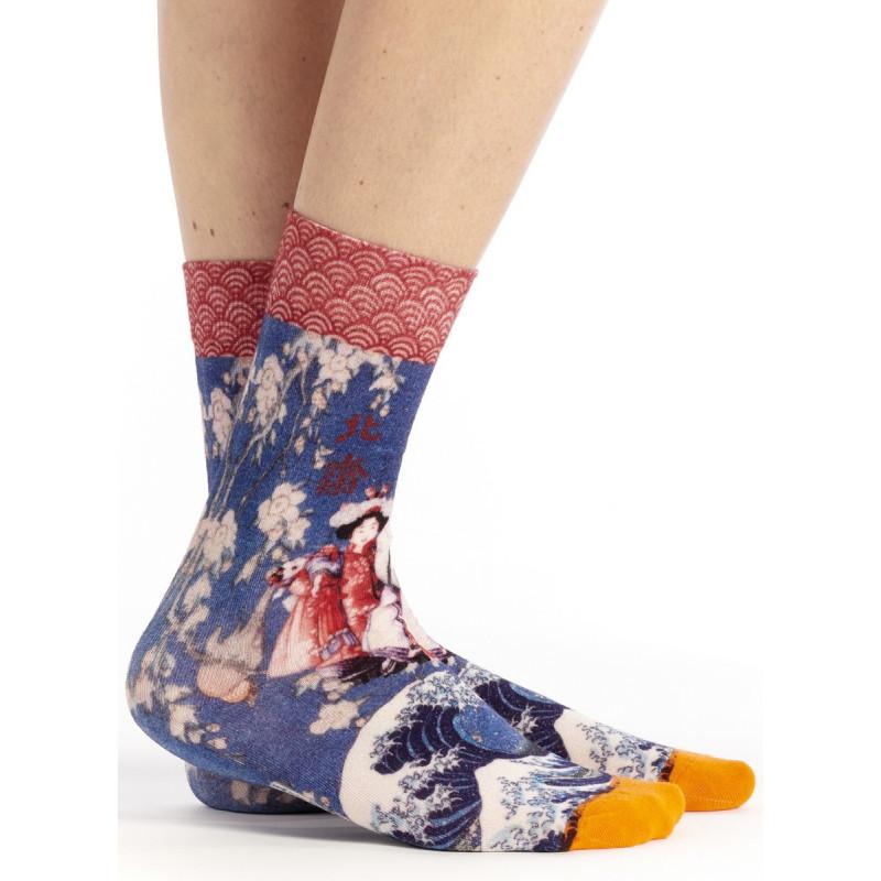 Chaussettes Museum Estampes Hokusai