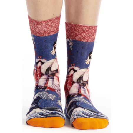 Chaussettes Museum Estampes Hokusai